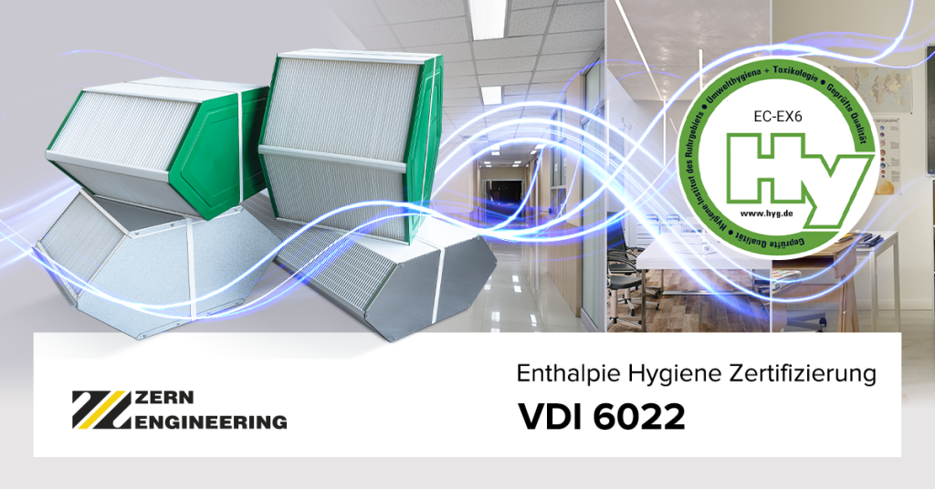 Enthalpie-Hygiene-Zertifizierung VDI 6022